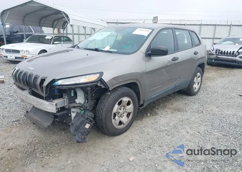 2017 Jeep Cherokee Sport 4X4 from USA, damaged, VIN 1C4PJMAB6HW555742